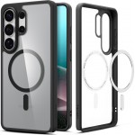Spigen Ultra Hybrid Mag MagSafe Θήκη για Samsung Galaxy S26 Ultra, Διάφανη/Μαύρη