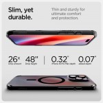 Spigen Ultra Hybrid T MagSafe Back Cover Σιλικόνης / Πλαστικό, Μαύρο του Πάγου για iPhone 16 Pro,  ACS08514