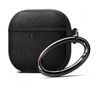 Spigen Urban Fit Υφασμάτινη Θήκη με Γάντζο σε Μαύρο χρώμα για Apple AirPods 4, ACS08648