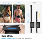 Spigen® A620 AMP04532 IPX8 Certified Universal Waterproof Waist Bag - Black