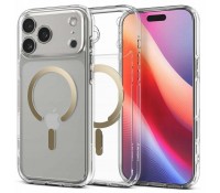 Θήκη Spigen Ultra Hybrid MagSafe για iPhone 17 Pro Clear Gold