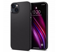 Spigen Liquid Air Back Cover Σιλικόνης Matte Black για iPhone 14