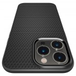 Spigen Liquid Air Back Cover Σιλικόνης Matte Black iPhone 14 Pro Max