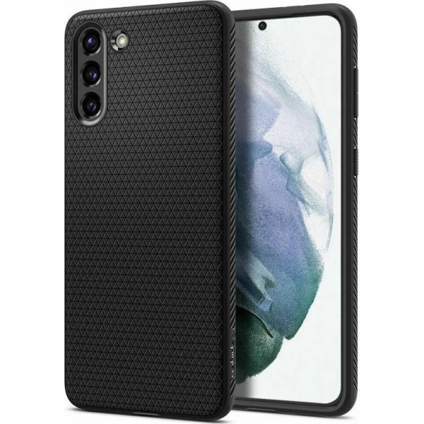 Spigen Liquid Air Back Cover Σιλικόνης Μαύρο Samsung Galaxy S21 5G