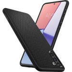 Spigen Liquid Air Back Cover Σιλικόνης Μαύρο Samsung Galaxy S21 5G