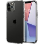 Spigen Liquid Crystal Back Cover Σιλικόνης Crystal Clear για iPhone 12/12 Pro