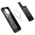 Spigen Mag Armor Back Cover Σιλικόνης Ανθεκτική Matte Black για iPhone 14 Pro