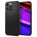 Spigen Mag Armor Back Cover Σιλικόνης Ανθεκτική Matte Black για iPhone 14 Pro