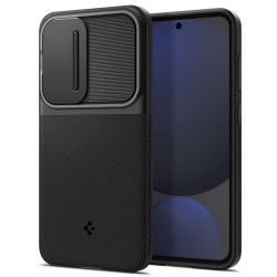 Spigen Liquid Air Back Cover Σιλικόνης Ανθεκτικό Matte Μαύρο για το Samsung Galaxy S24 FE, ACS08618