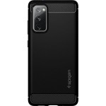 Spigen Rugged Armor Back Cover Σιλικόνης Μαύρο για Samsung Galaxy S20 FE