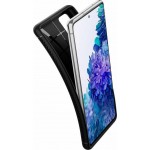 Spigen Rugged Armor Back Cover Σιλικόνης Μαύρο για Samsung Galaxy S20 FE