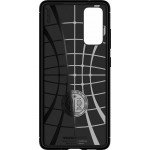 Spigen Rugged Armor Back Cover Σιλικόνης Μαύρο για Samsung Galaxy S20 FE