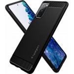 Spigen Rugged Armor Back Cover Σιλικόνης Μαύρο για Samsung Galaxy S20 FE