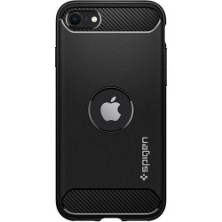 Spigen Rugged Armor Back Cover Σιλικόνης Μαύρο 2020/ 2022/8/7