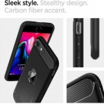Spigen Rugged Armor Back Cover Σιλικόνης Μαύρο 2020/ 2022/8/7