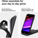 Spigen Rugged Armor Back Cover Σιλικόνης Μαύρο 2020/ 2022/8/7