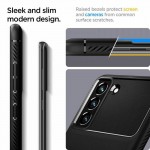 Spigen Rugged Armor Back Cover Σιλικόνης Ανθεκτική Matte Black για Samsung Galaxy S21 FE 5G|8809756648151-ACS03049