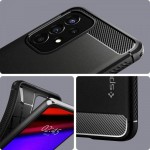 Spigen Rugged Armor Back Cover Σιλικόνης Matte Black για Samsung Galaxy A53 5G