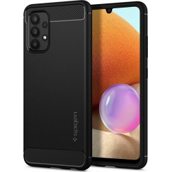 SPIGEN RUGGED ARMOR GALAXY A52 / A52S MATTE Σιλικόνης Μαύρο