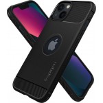 Spigen Rugged Armor Back Cover Σιλικόνης Μαύρο iPhone 13