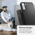 Spigen Thin Fit Back Cover Σιλικόνης Μαύρο για Samsung Galaxy S22 5G