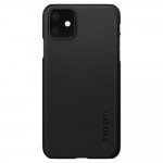 Spigen Thin Fit Back Cover Σιλικόνης Μαύρο για iPhone 11 Spigen Thin Fit Back Cover Σιλικόνης Μαύρο για iPhone 11