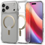 Spigen Ultra Hybrid Back Cover Σιλικόνης / Πλαστικό Clear Gold (iPhone 17 Pro Max)