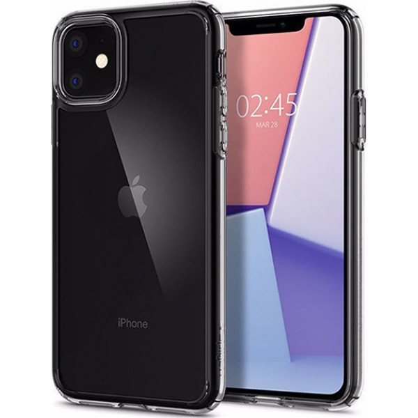 Spigen Ultra Hybrid Back Cover Πλαστικό Διάφανο (iPhone 11) 076CS27185