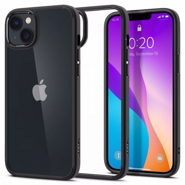 Spigen Ultra Hybrid Back Cover Πλαστικό / Σιλικόνης Matte Black για iPhone 14