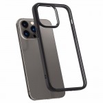 Spigen Ultra Hybrid Back Cover Πλαστικό / Σιλικόνης Matte Black για iPhone 14 Pro
