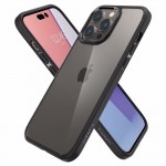 Spigen Ultra Hybrid Back Cover Πλαστικό / Σιλικόνης Matte Black για iPhone 14 Pro