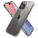 Spigen Ultra Hybrid Back Cover Σιλικόνης Crystal Clear για iPhone 14 Pro