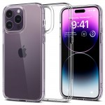Spigen Ultra Hybrid Back Cover Σιλικόνης Crystal Clear για iPhone 14 Pro