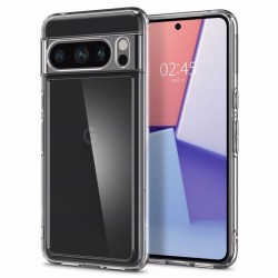 Spigen Ultra Hybrid Back Cover Πλαστικό / Σιλικόνης Διάφανο Crystal Clear για Google Pixel 8 Pro, ACS06315