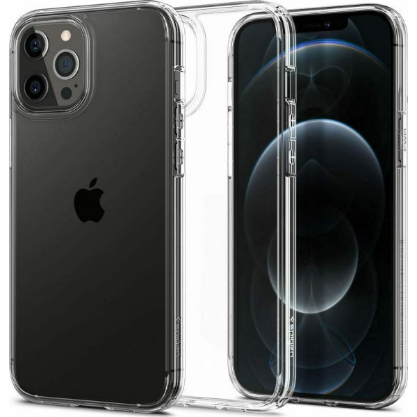 Spigen Ultra Hybrid Back Cover Σιλικόνης Διάφανο για iPhone 12/12 Pro