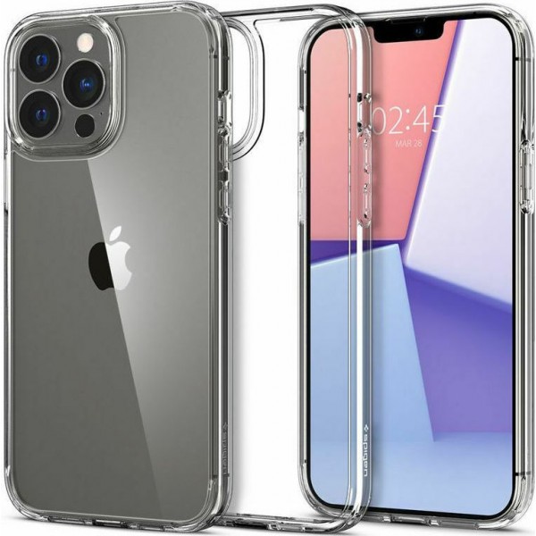 Spigen Ultra Hybrid Back Cover Σιλικόνης / Πλαστικό Διάφανο για iPhone 13 Pro