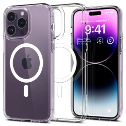 Spigen Ultra Hybrid Mag Back Cover Πλαστικό / Σιλικόνης Λευκό-Διάφανο iPhone 14 Pro Max