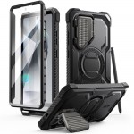 Supcase IBLSN Armorbox MAG MagSafe 360 Full Cover θήκη, Ανθεκτικό Μαύρο  Σετ με Τζαμάκι και με Kickstand για Samsung Galaxy S25 Ultra