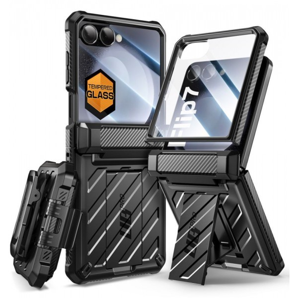 Supcase Unicorn Beetle Pro Μαύρο για το Samsung Galaxy Z Flip7