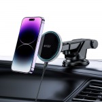 TECH-PROTECT A2 MAGNETIC MAGSAFE DASH CAR MOUNT WIRELESS CHARGER 15W BLACK ONLY FOF APPLE DEVICES