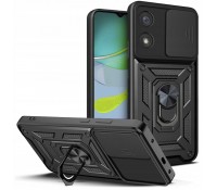 Tech-Protect Camshield Pro Back Cover Πλαστικό Ανθεκτική Μαύρο Motorola Moto E13