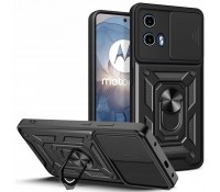 Tech-Protect Camshield Pro Hard Case Σκληρή Θήκη με Κάλυμμα Κάμερας, Back Cover, Μαύρο, Motorola Moto G24 / G24 Power / G04