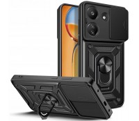 Tech-Protect Camshield Pro Hard Case Σκληρή Θήκη με Κάλυμμα Κάμερας, Back Cover, Μαύρο για το Xiaomi Redmi 13C / Poco C65