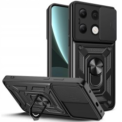 Tech-Protect Camshield Pro Hard Case Σκληρή Θήκη με Κάλυμμα Κάμερας, Back Cover, Μαύρο για Xiaomi Redmi Note 13 4G