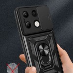 Tech-Protect Camshield Pro Hard Case Σκληρή Θήκη με Κάλυμμα Κάμερας, Back Cover, Μαύρο για Xiaomi Redmi Note 13 4G