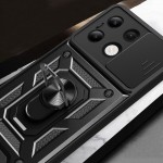 Tech-Protect Camshield Pro Hard Case Σκληρή Θήκη με Κάλυμμα Κάμερας, Back Cover, Μαύρο για Xiaomi Redmi Note 13 4G