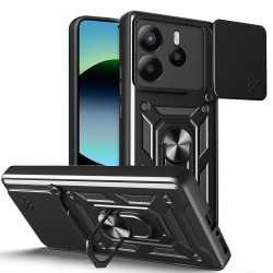 Tech-Protect Camshield Pro Hard Case Σκληρή Θήκη με Κάλυμμα Κάμερας, Back Cover, Μαύρο για το Xiaomi Redmi Note 14 5g