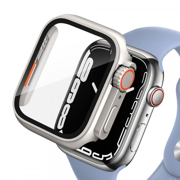 Tech-Protect Defense360 Titanium / Orange για το Apple Watch 44mm