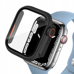 Tech-Protect Defence360 - Θήκη με Tempered Glass Apple Watch 7 / 8 / 9 (45 MM) Black / Orange
