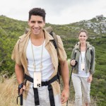 Tech-Protect Flexair Magsafe Back Cover Σιλικόνης Διάφανο / Άσπρο με Chain -Κορδόνι Black & Beige για iPhone 16 Pro